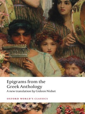 cover image of Epigrams from the Greek Anthology